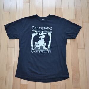 NWT Comfort Colors Baltimore Edgar Allen Poe Nevermore T-Shirt Tee Size XL